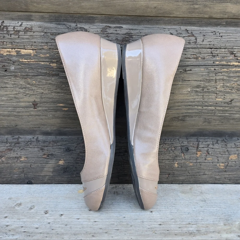 Life Stride Laflash Feminine Minimalist Blush Nude Comfort Wedge 6.5M